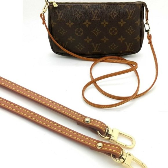 New 100% Leather Strap Replacment Crossbody - Picture 2 of 8